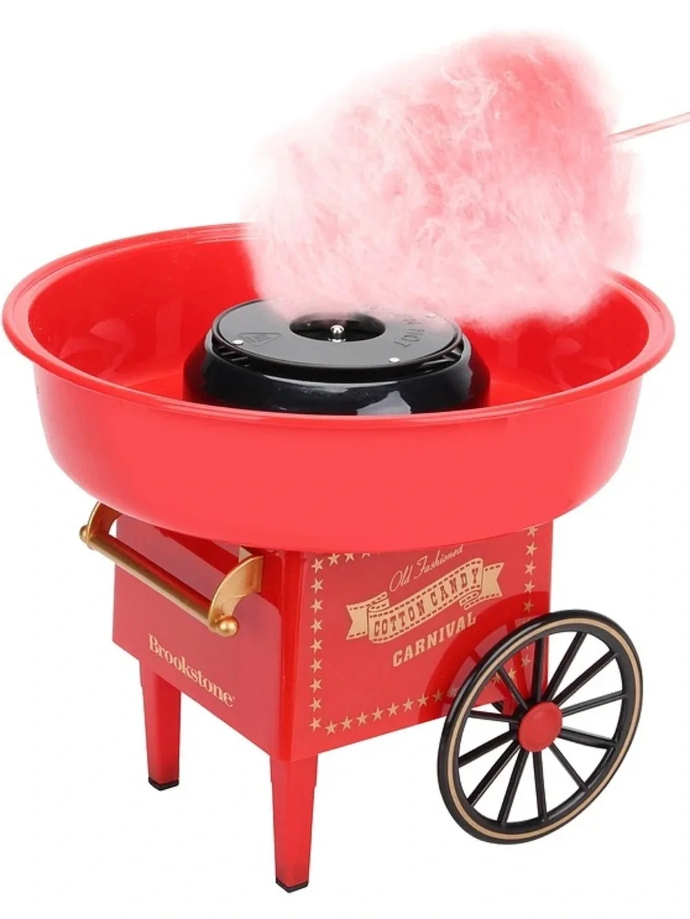 Brookstone Cotton Candy Maker Red Vintage Style New in Box